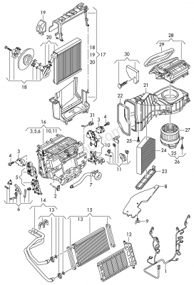 Audi - HVAC - Front